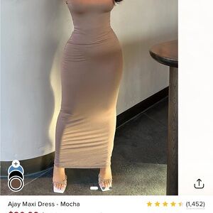 Mocha Maxi Dress- New w/Tags